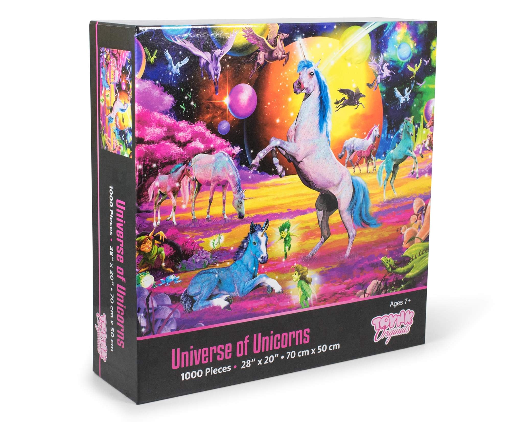 Foto 3 pulgar | Rompecabezas Toynk Universe Of Unicorns Rainbow 1000 Piezas - Venta Internacional.