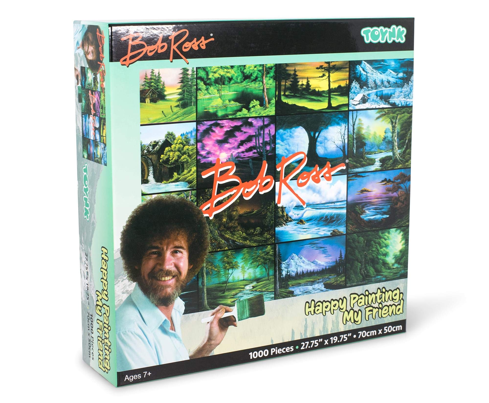 Foto 4 pulgar | Rompecabezas Toynk Bob Ross Happy Painting 1000 Piezas - Venta Internacional.