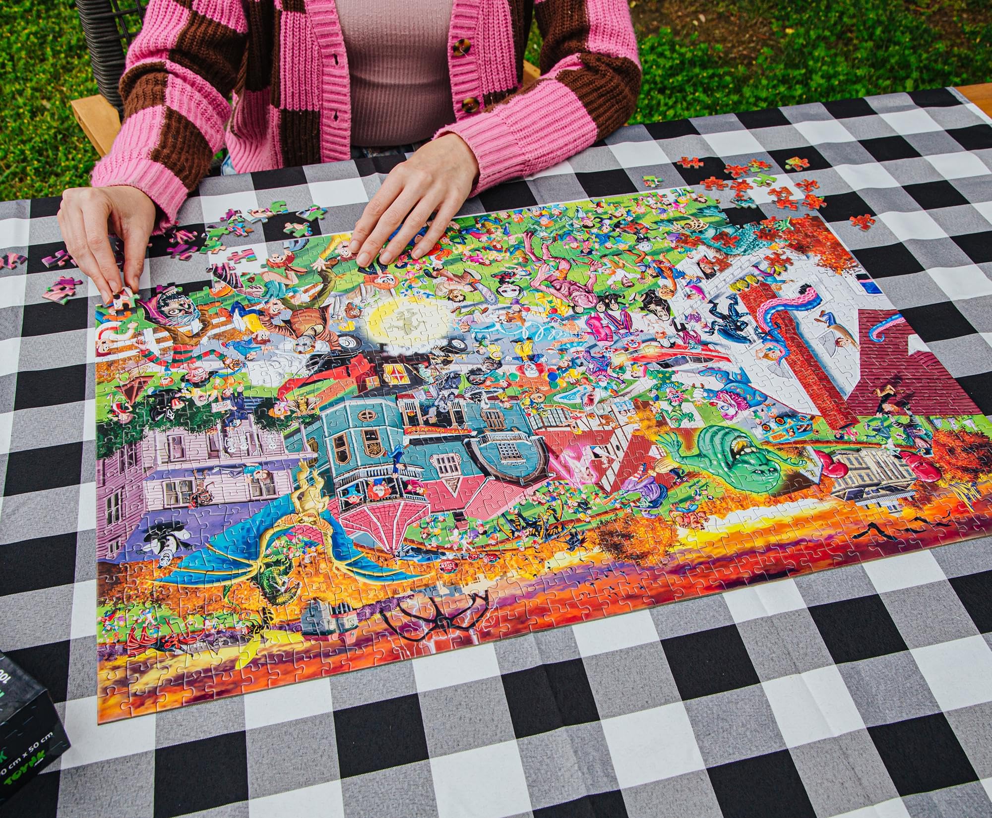 Foto 6 | Rompecabezas Toynk Horror Attack 1000 Piezas Para Adultos - Venta Internacional.