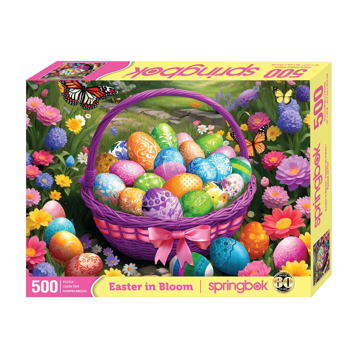 Foto 3 pulgar | Rompecabezas Springbok Easter In Bloom, 500 Piezas - Venta Internacional.