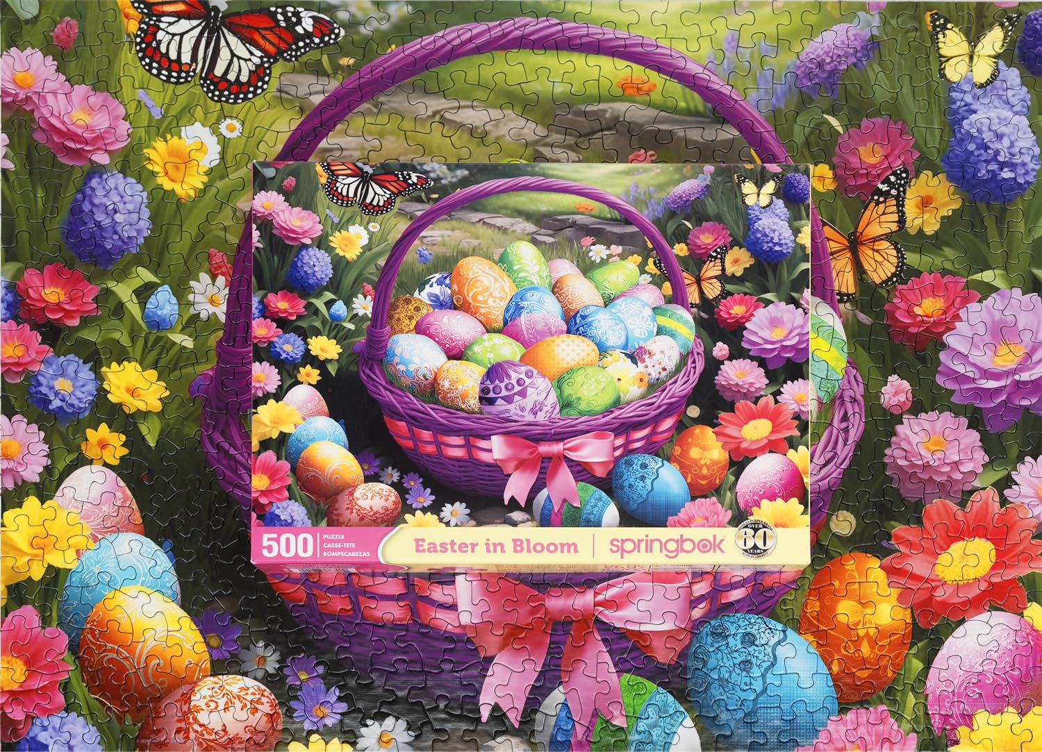 Foto 3 | Rompecabezas Springbok Easter In Bloom, 500 Piezas - Venta Internacional.