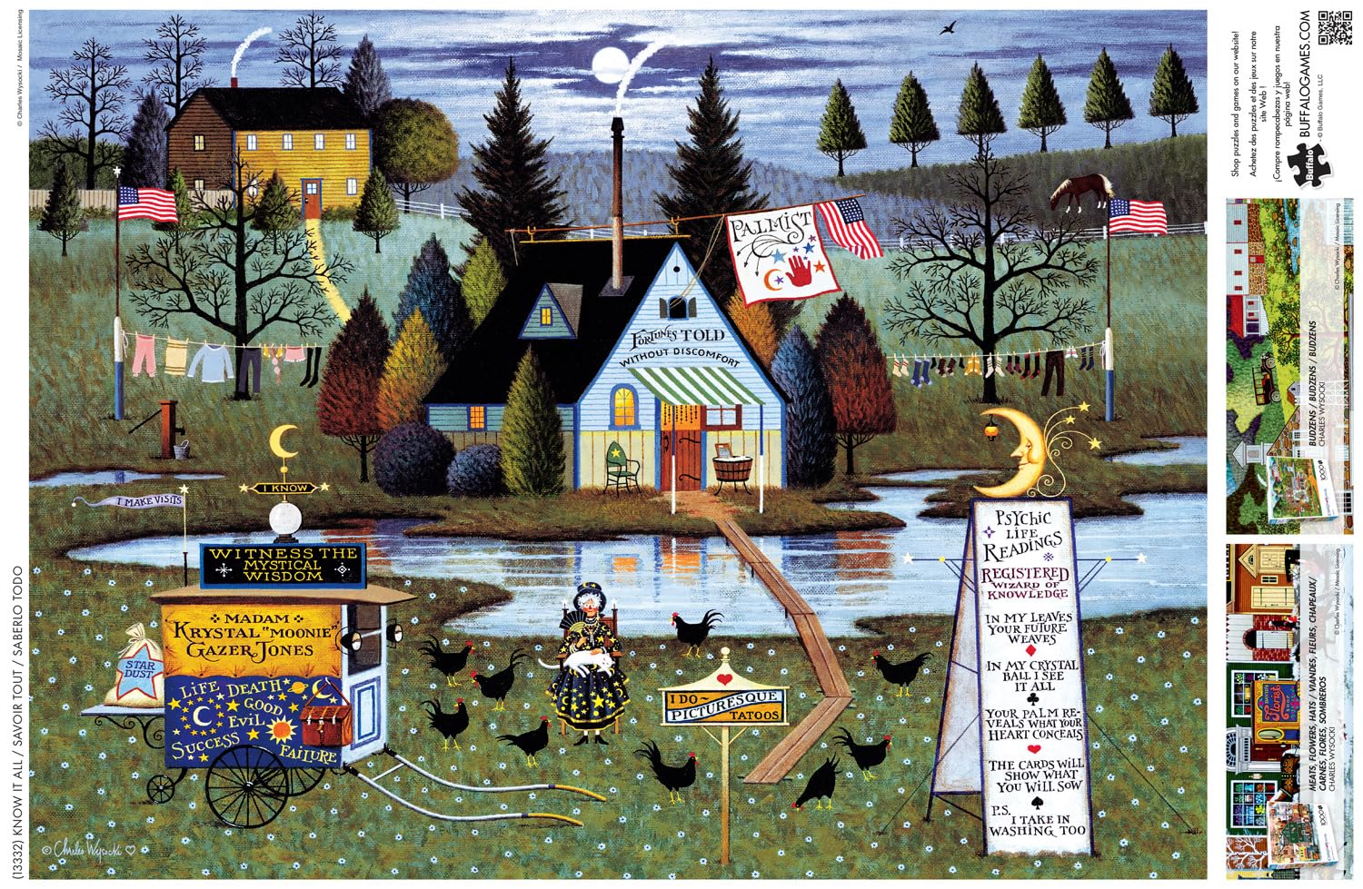 Foto 6 pulgar | Rompecabezas Buffalo Games Charles Wysocki Lo Sabe Todo 1000p - Venta Internacional.