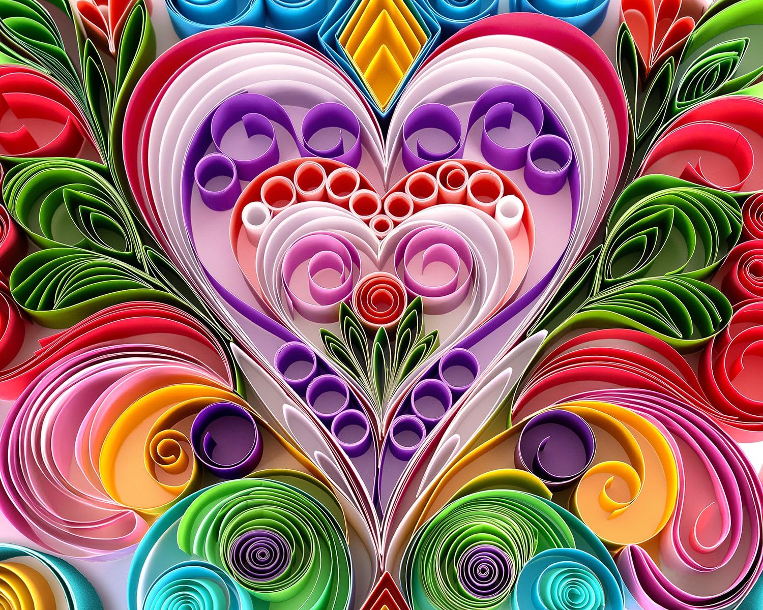 Puzzle Springbok Paper Hearts, 1000 Piezas, Para Adultos - Venta Internacional.