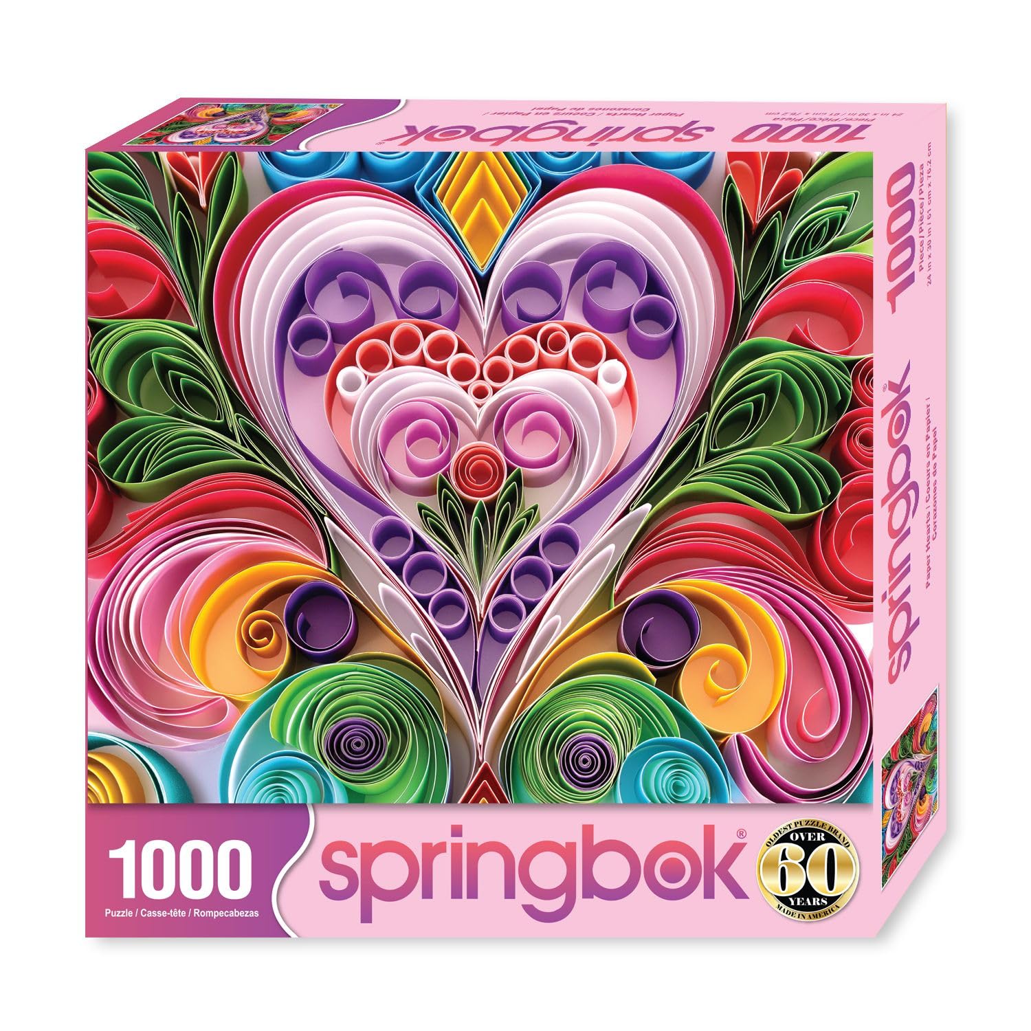 Foto 3 pulgar | Puzzle Springbok Paper Hearts, 1000 Piezas, Para Adultos - Venta Internacional.