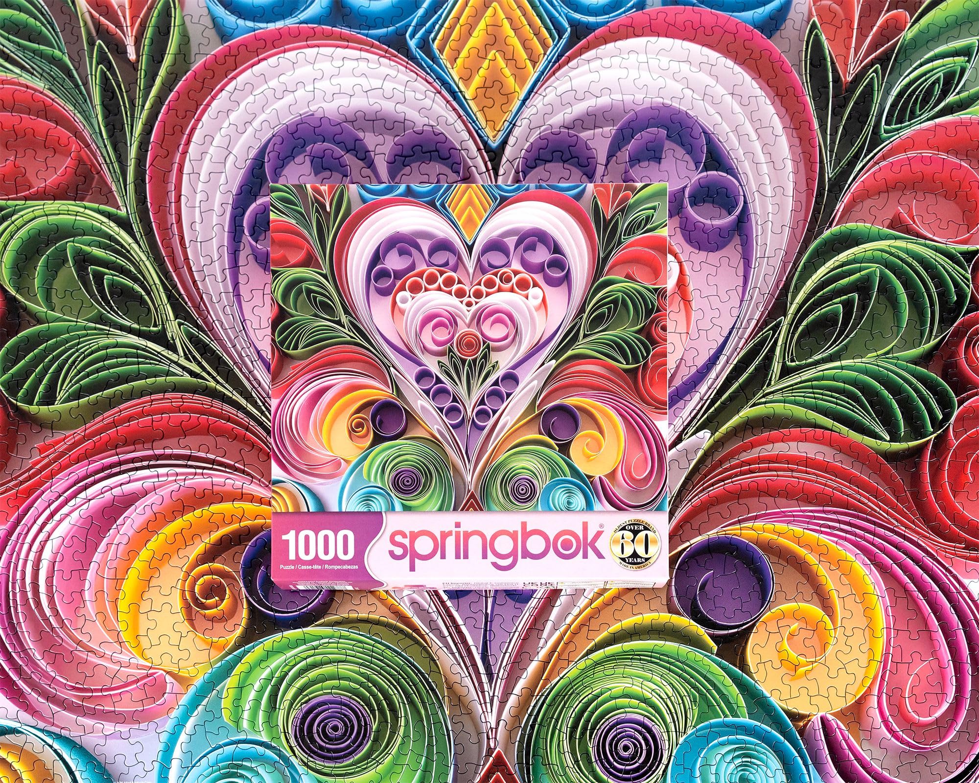 Foto 4 pulgar | Puzzle Springbok Paper Hearts, 1000 Piezas, Para Adultos - Venta Internacional.