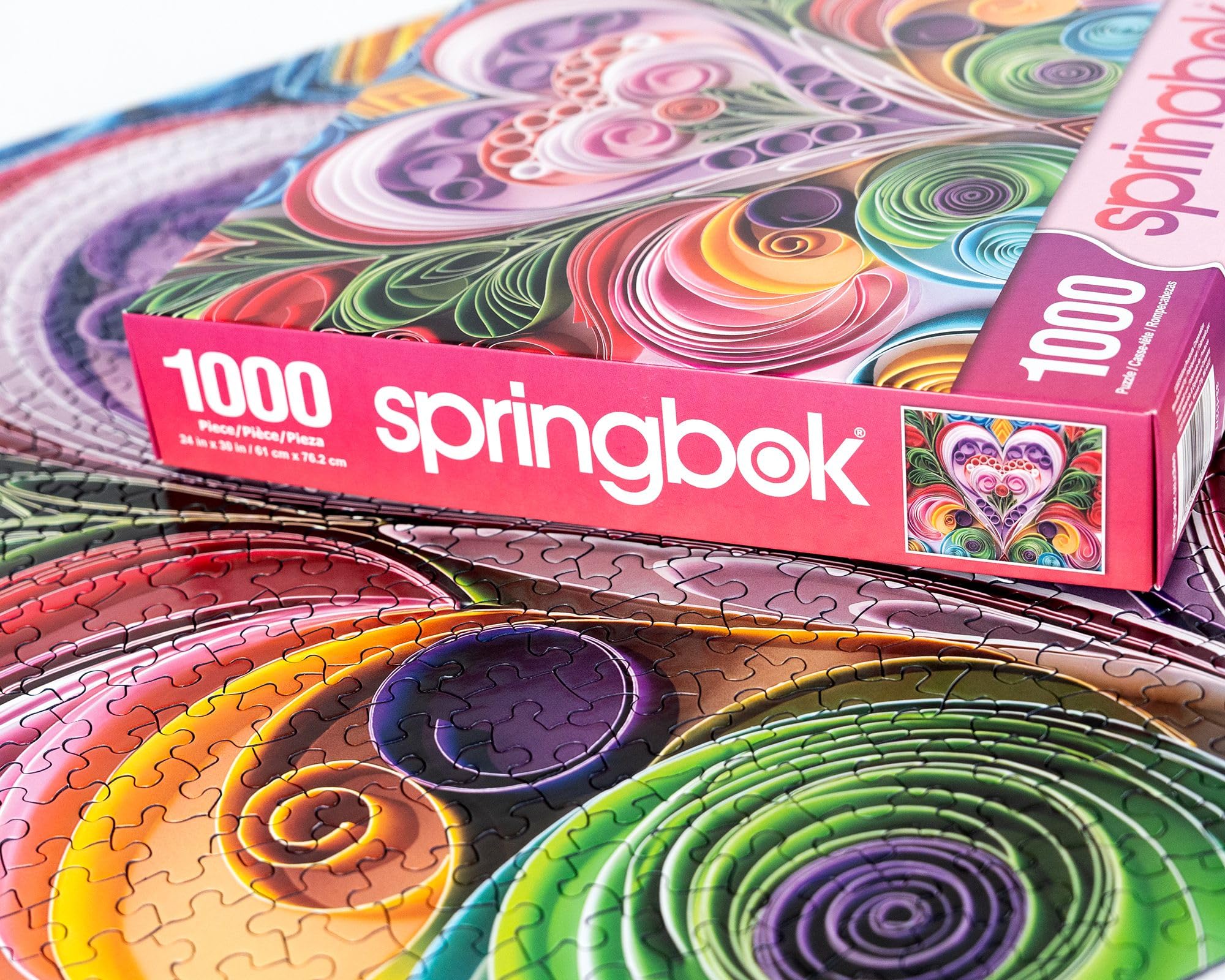 Foto 5 pulgar | Puzzle Springbok Paper Hearts, 1000 Piezas, Para Adultos - Venta Internacional.