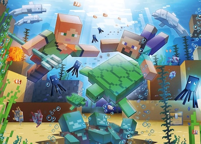 Foto 1 | Rompecabezas Ravensburger Mojang Minecraft Mosaic 1000 Piezas - Venta Internacional.