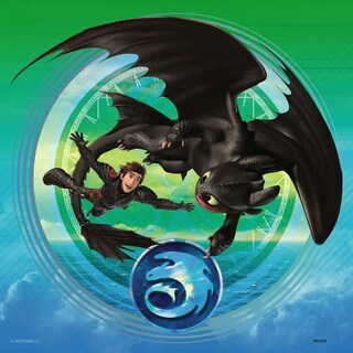Foto 3 | Rompecabezas Ravensburger Cómo Entrenar A Tu Dragón 3, 3 X 49 Piezas - Venta Internacional.