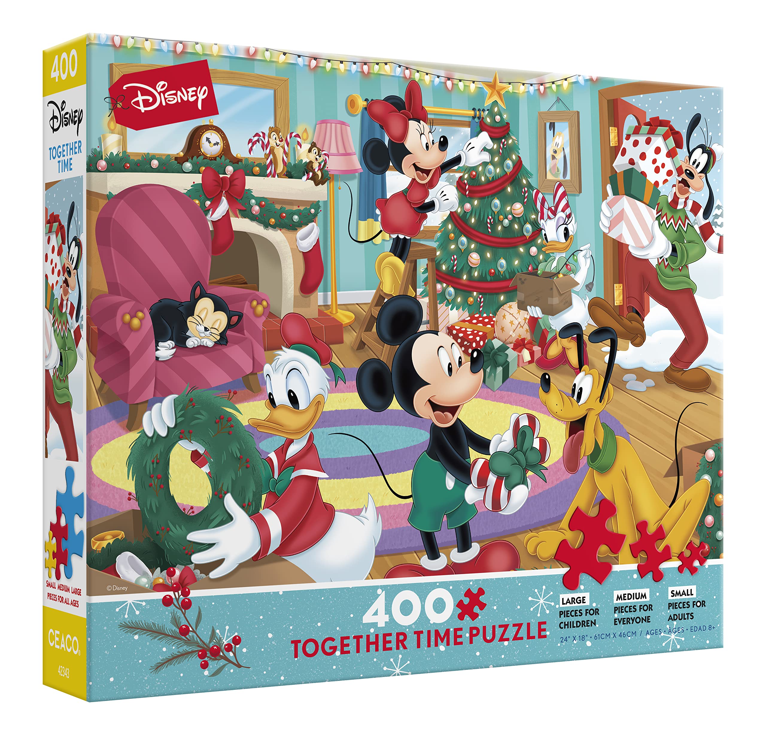 Foto 4 pulgar | Rompecabezas Ceaco Disney Holiday Together Time, 400 Piezas - Venta Internacional.