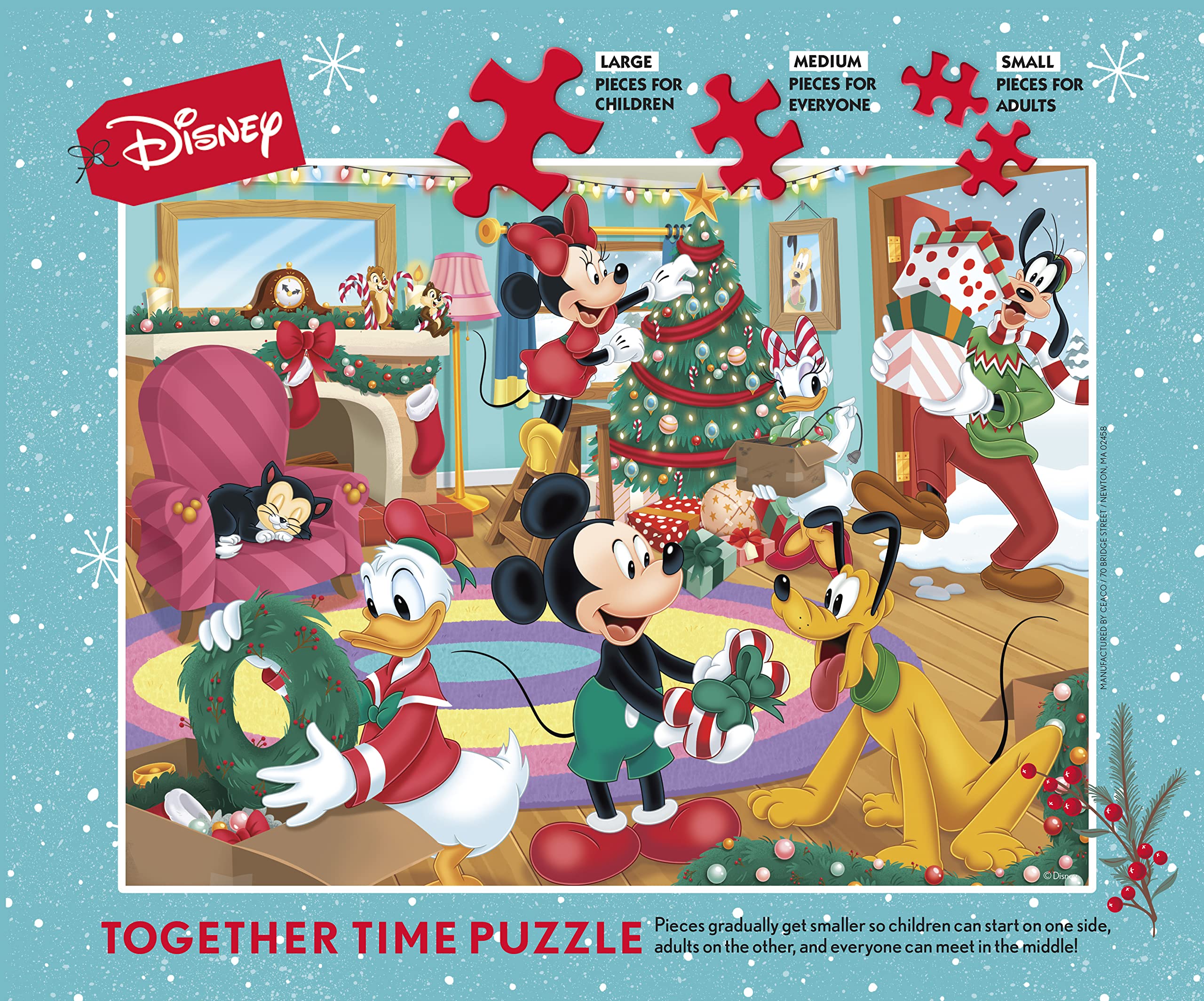 Foto 7 pulgar | Rompecabezas Ceaco Disney Holiday Together Time, 400 Piezas - Venta Internacional.