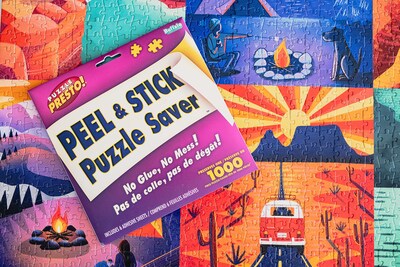Foto 6 | Puzzle Presto! (paquete De 2 Unidades) Peel & Stick Puzzle Saver Buffalo Games - Venta Internacional.