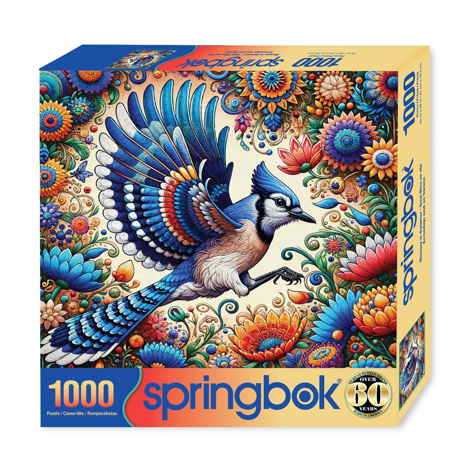 Foto 3 pulgar | Rompecabezas Springbok Blue Jay In Summer, 1000 Piezas - Venta Internacional.