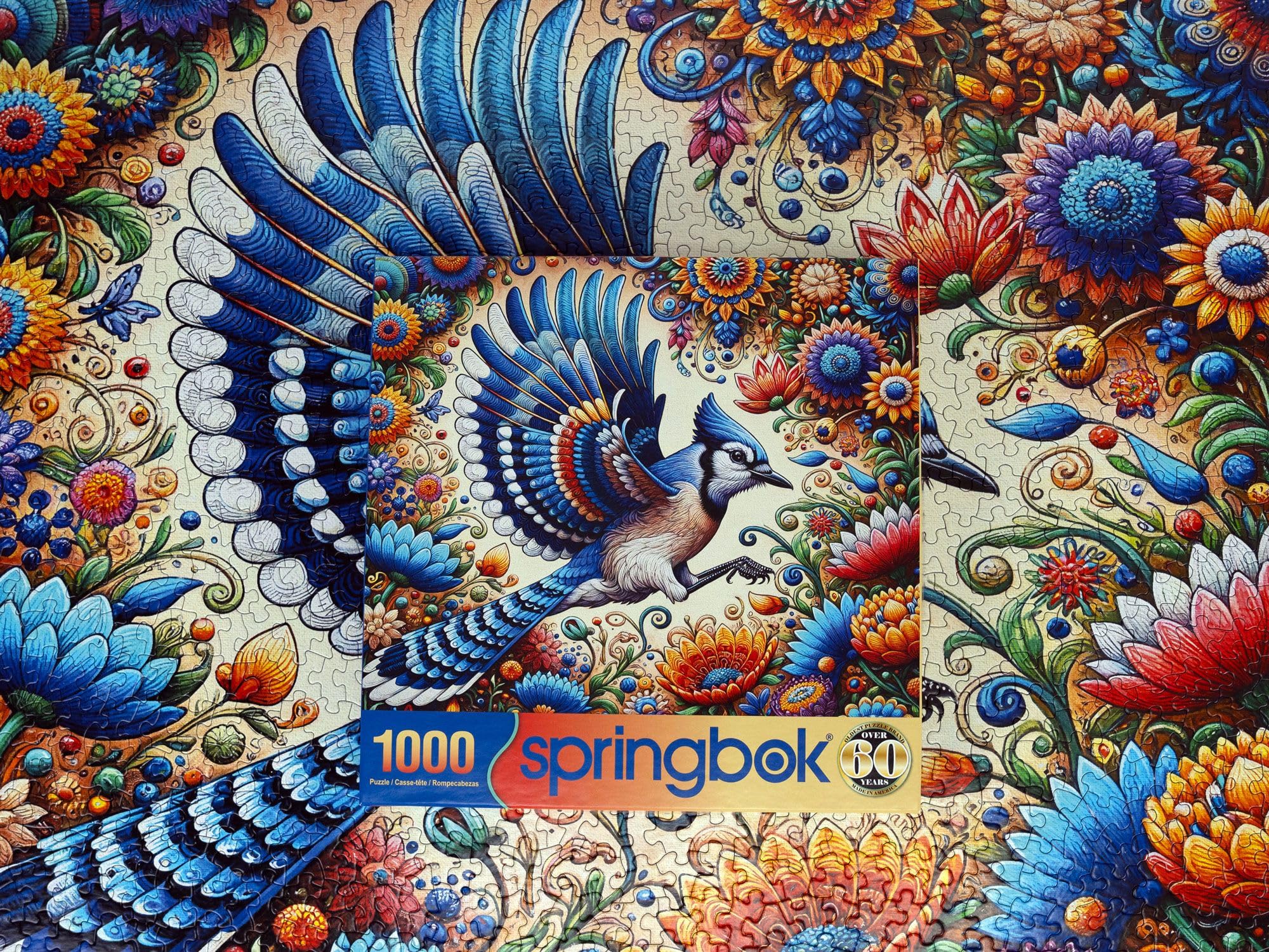 Foto 4 pulgar | Rompecabezas Springbok Blue Jay In Summer, 1000 Piezas - Venta Internacional.