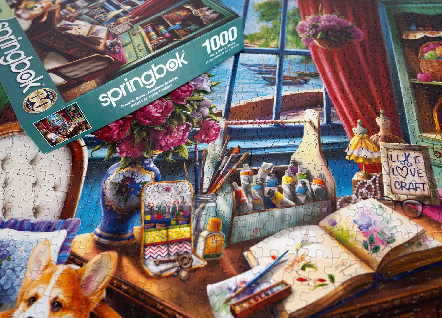 Foto 4 | Rompecabezas Springbok Creative Mood 1000 Piezas Para Adultos - Venta Internacional.