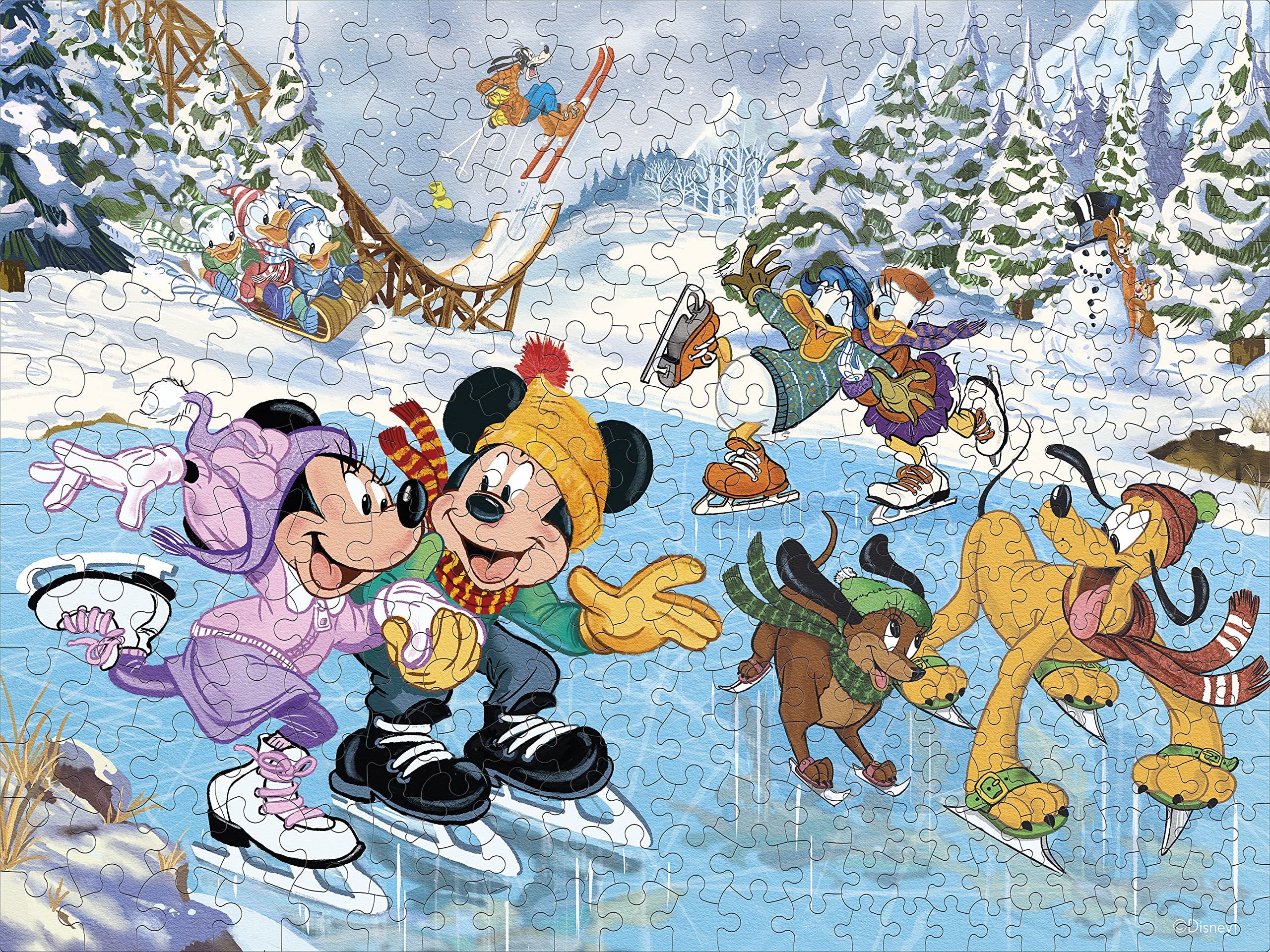 Foto 2 pulgar | Rompecabezas Ceaco Disney Holiday Together Time, 400 Piezas - Venta Internacional.
