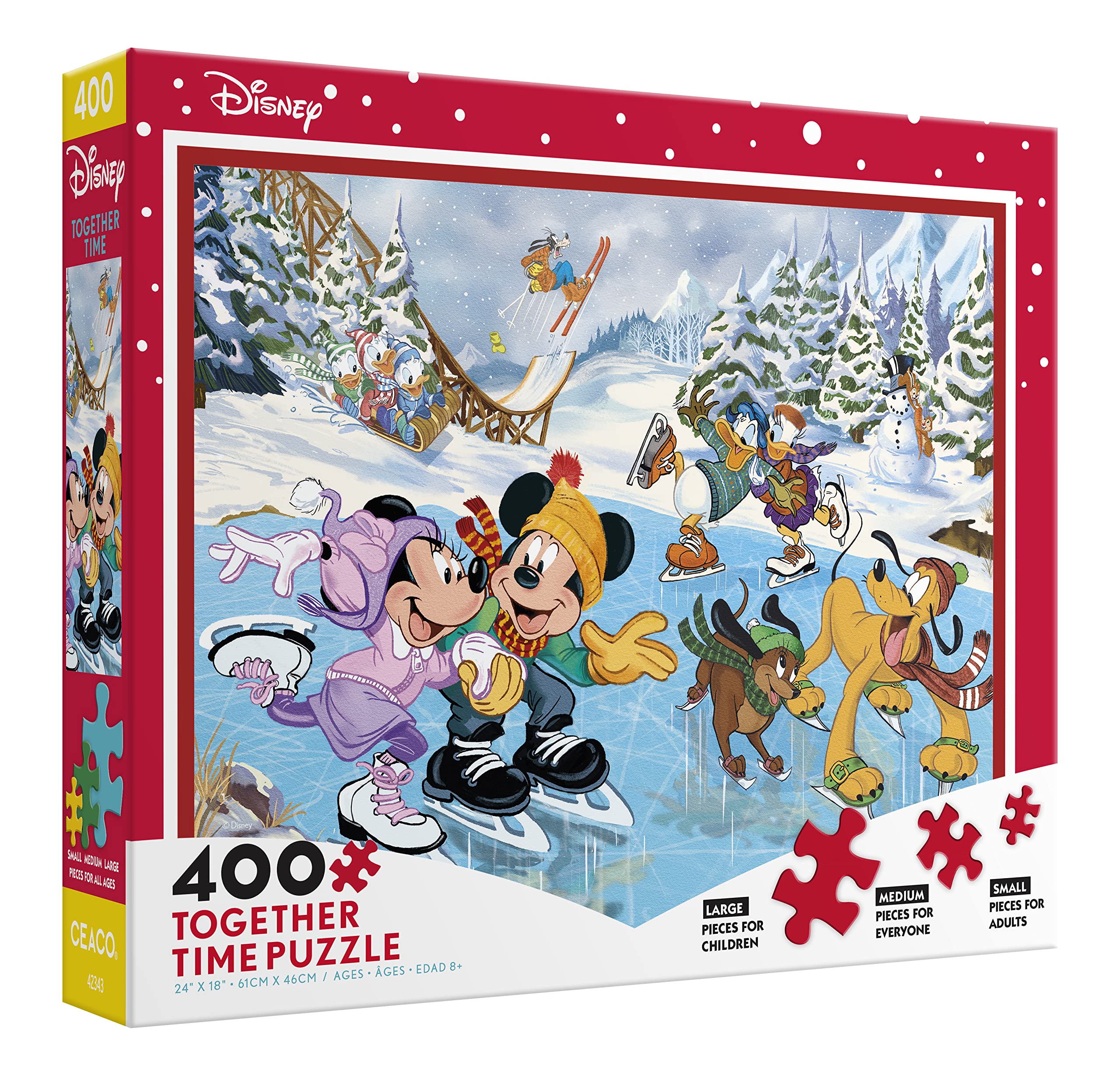 Foto 4 pulgar | Rompecabezas Ceaco Disney Holiday Together Time, 400 Piezas - Venta Internacional.