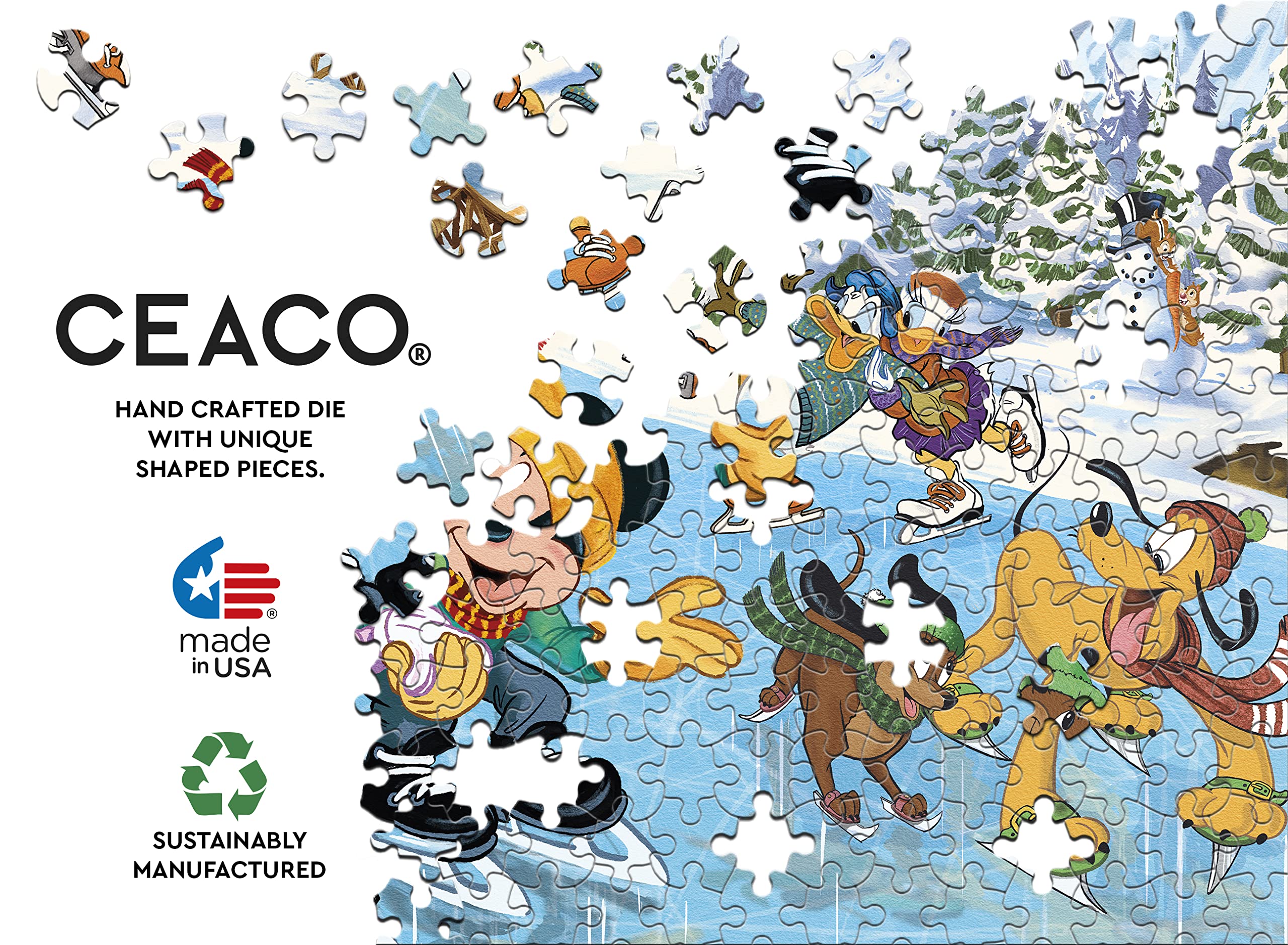 Foto 6 pulgar | Rompecabezas Ceaco Disney Holiday Together Time, 400 Piezas - Venta Internacional.