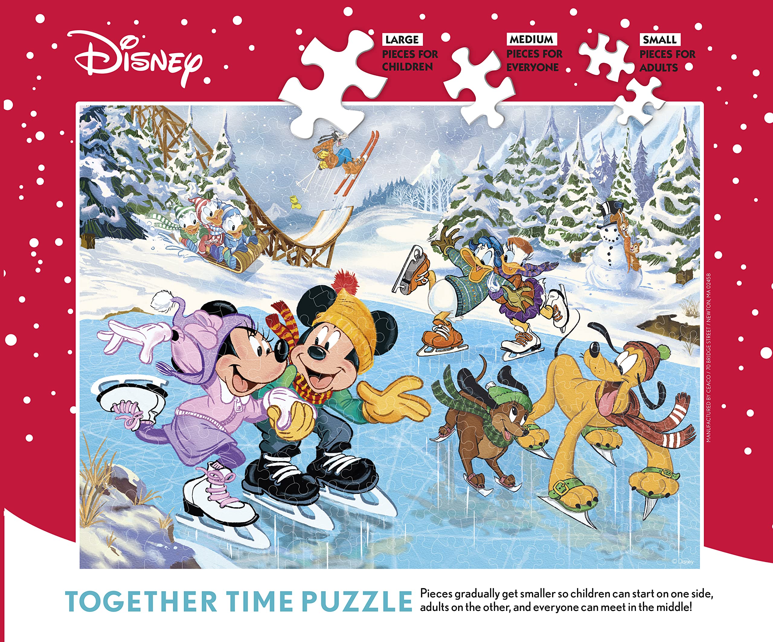 Foto 7 pulgar | Rompecabezas Ceaco Disney Holiday Together Time, 400 Piezas - Venta Internacional.