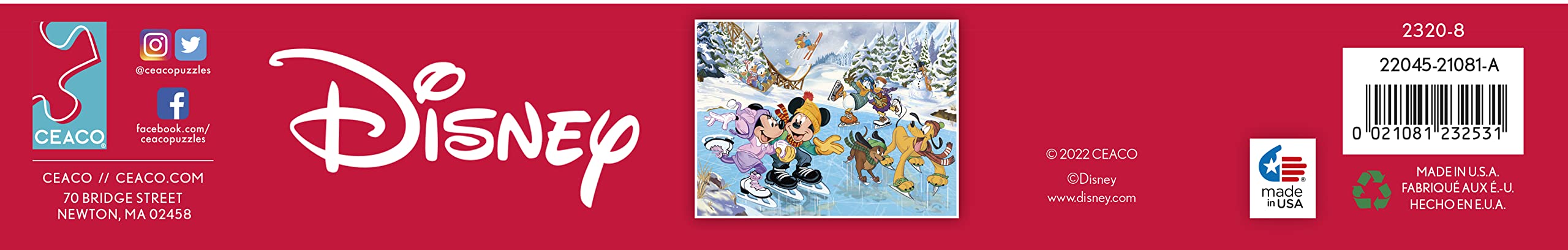 Foto 8 pulgar | Rompecabezas Ceaco Disney Holiday Together Time, 400 Piezas - Venta Internacional.