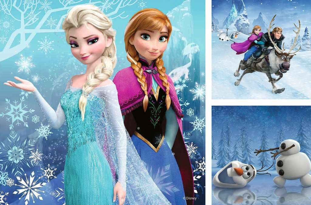 Foto 3 pulgar | Juego De Rompecabezas Ravensburger Disney Frozen Winter Adventures, 3 X 49 Piezas - Venta Internacional.