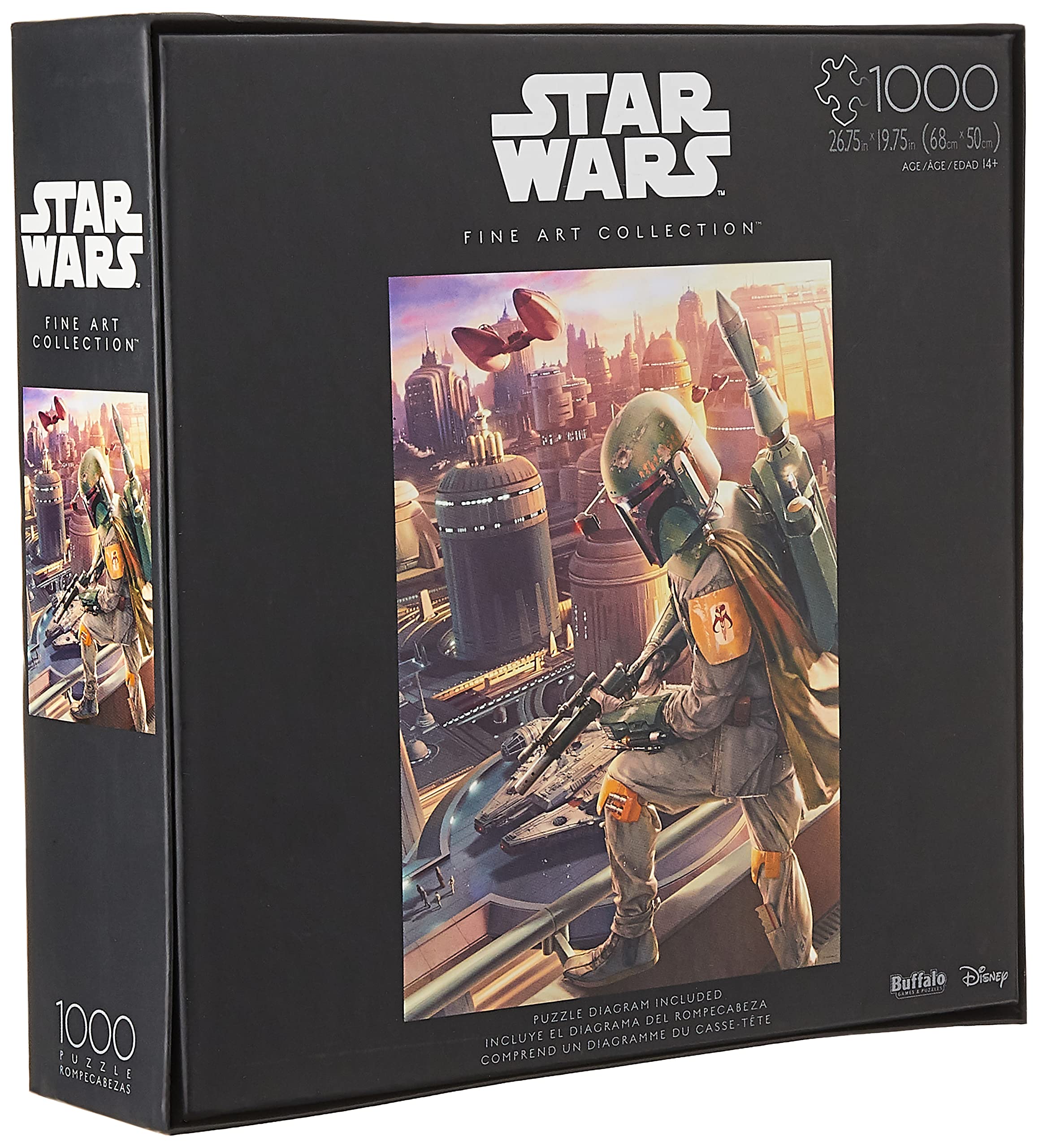 Foto 3 pulgar | Rompecabezas Buffalo Games Star Wars Boba Fett 1000 Piezas - Venta Internacional.
