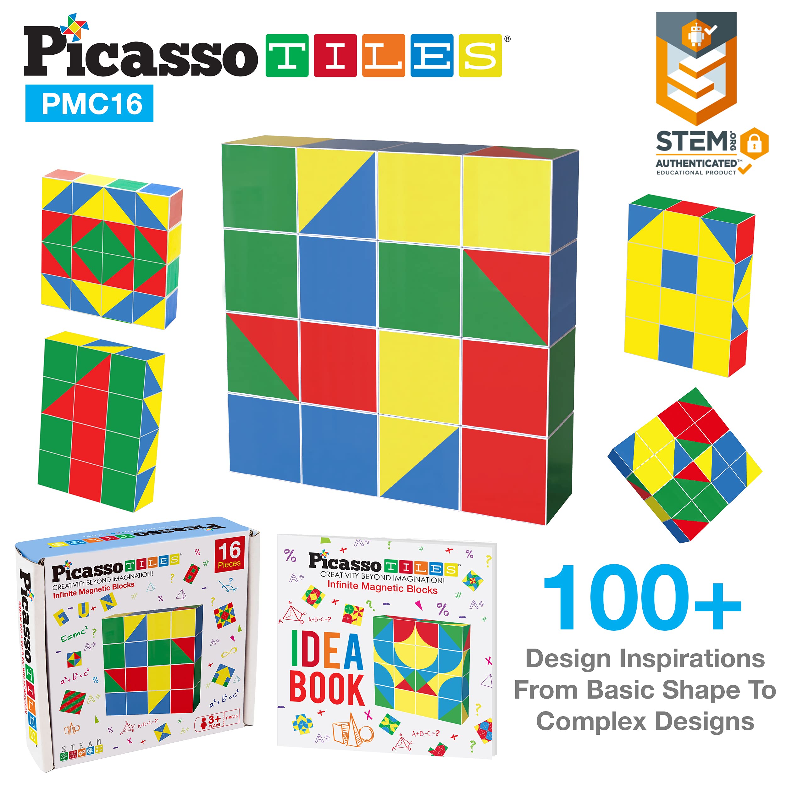 Foto 2 | Juego De Rompecabezas Magnético Picasso Cubes Brain Teaser Set, Juguete Para Niños - Venta Internacional.