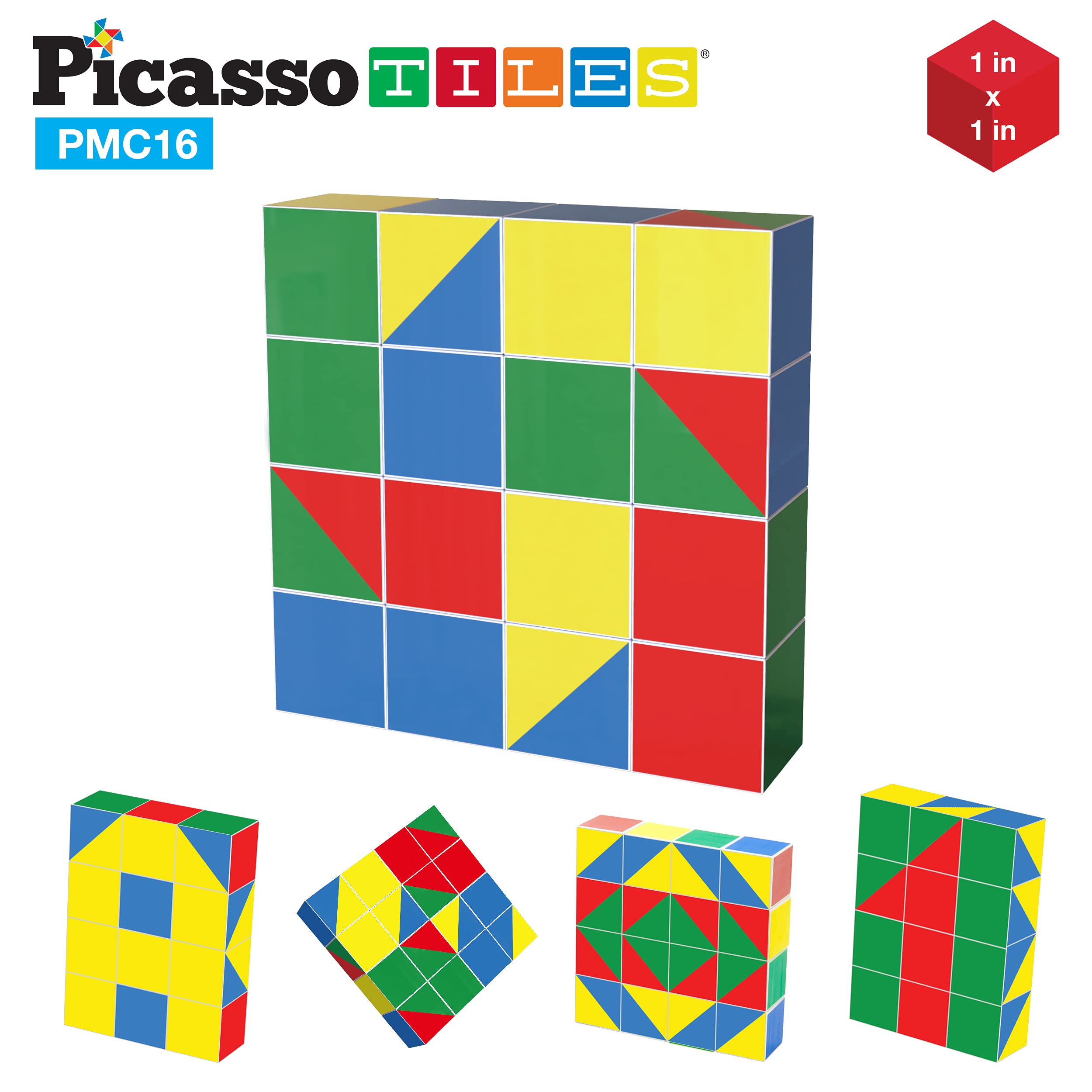 Foto 4 pulgar | Juego De Rompecabezas Magnético Picasso Cubes Brain Teaser Set, Juguete Para Niños - Venta Internacional.