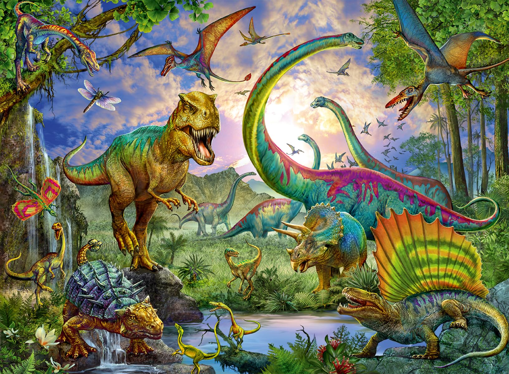 Foto 1 | Rompecabezas Ravensburger El Reino De Los Gigantes, 200 Piezas - Venta Internacional.