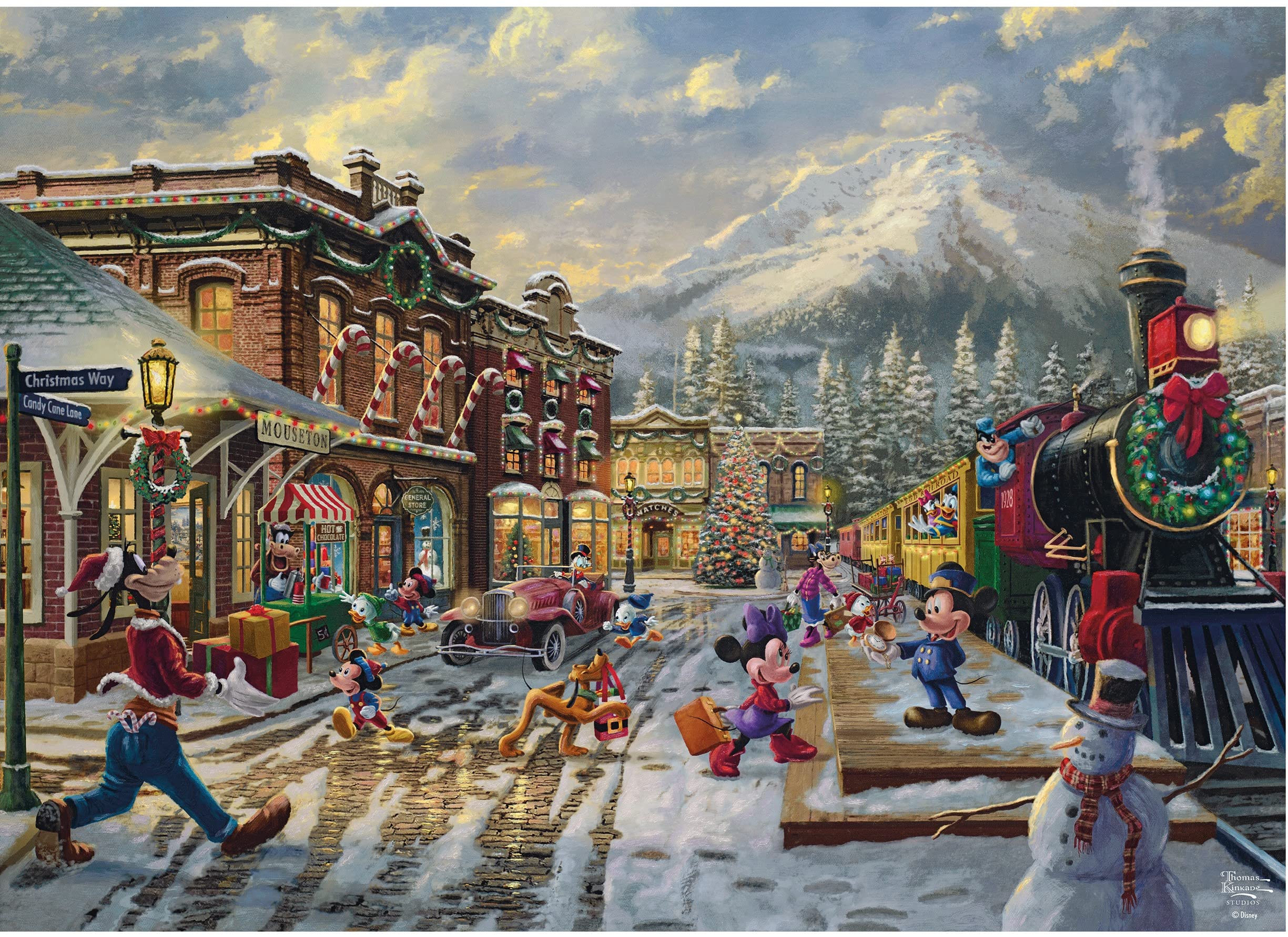 Foto 2 pulgar | Rompecabezas Ceaco Thomas Kinkade Disney 1000 Piezas - Venta Internacional.