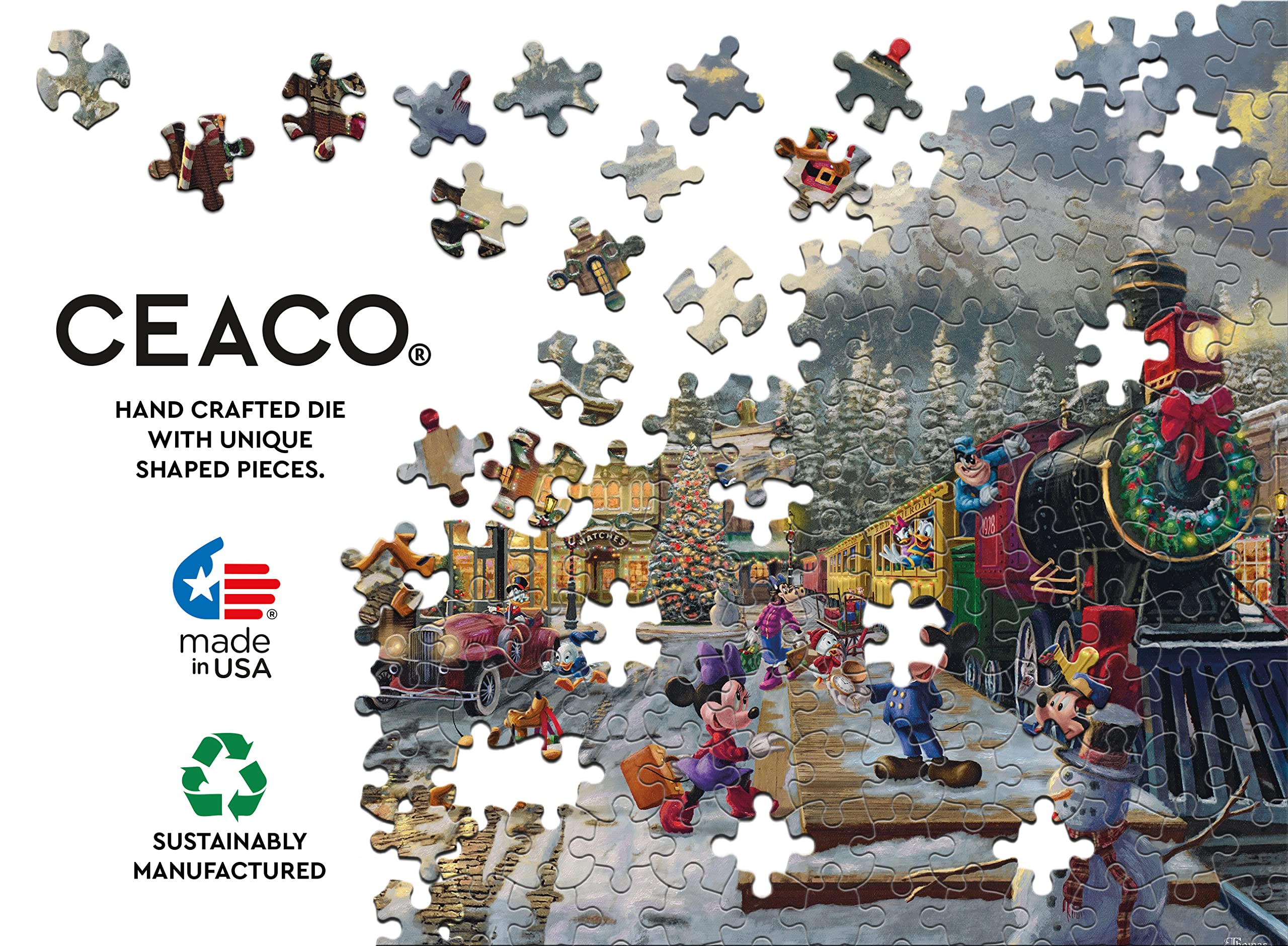 Foto 5 | Rompecabezas Ceaco Thomas Kinkade Disney 1000 Piezas - Venta Internacional.