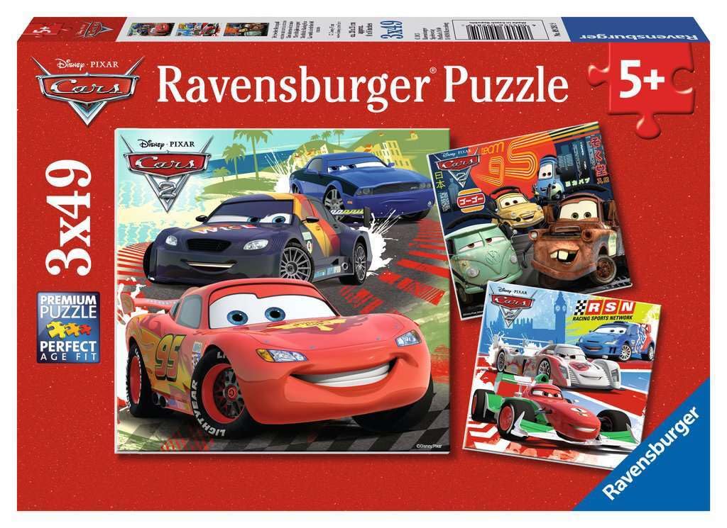Foto 1 | Rompecabezas Ravensburger Disney Cars Worldwide Racing Fun - Venta Internacional.