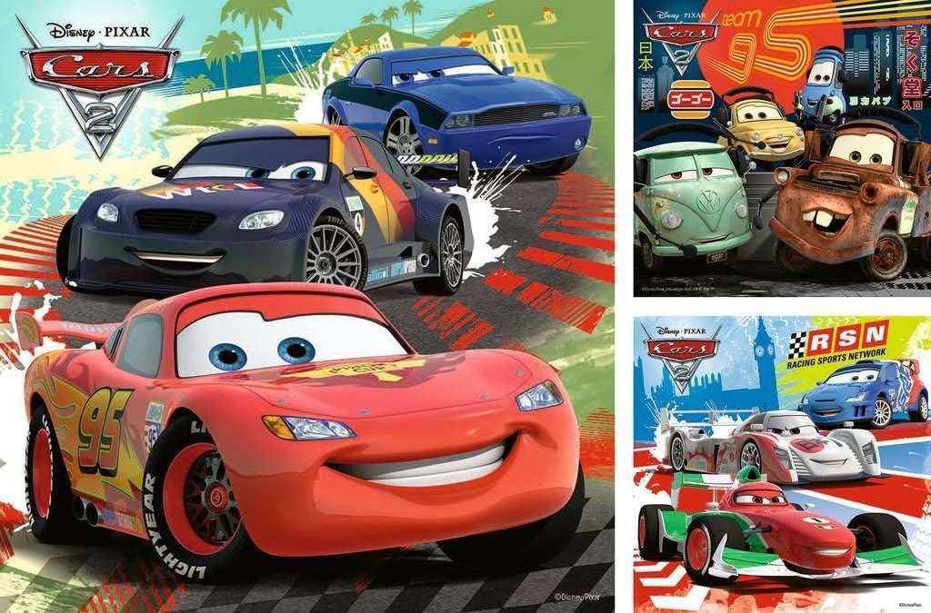 Foto 3 pulgar | Rompecabezas Ravensburger Disney Cars Worldwide Racing Fun - Venta Internacional.