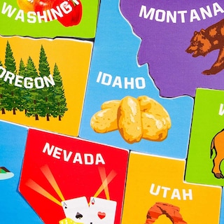 Foto 6 | Mapa De Rompecabezas Magnético Juvale U.s. Of The United States Kids - Venta Internacional.