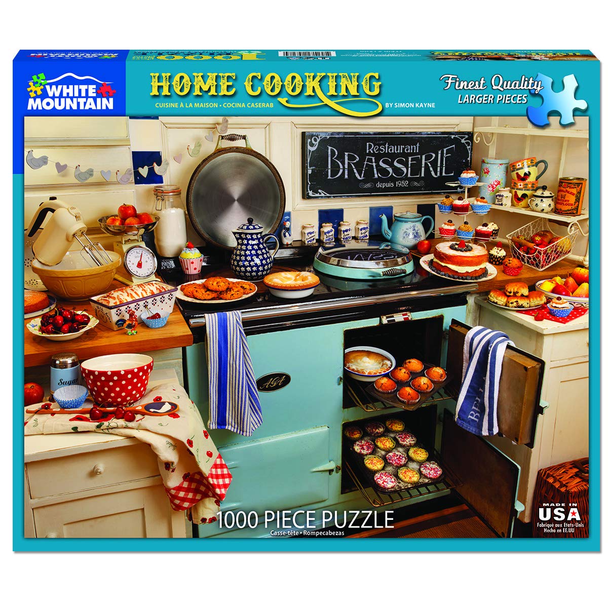 Foto 2 pulgar | Rompecabezas White Mountain Home Cooking 1000 Piezas - Venta Internacional.