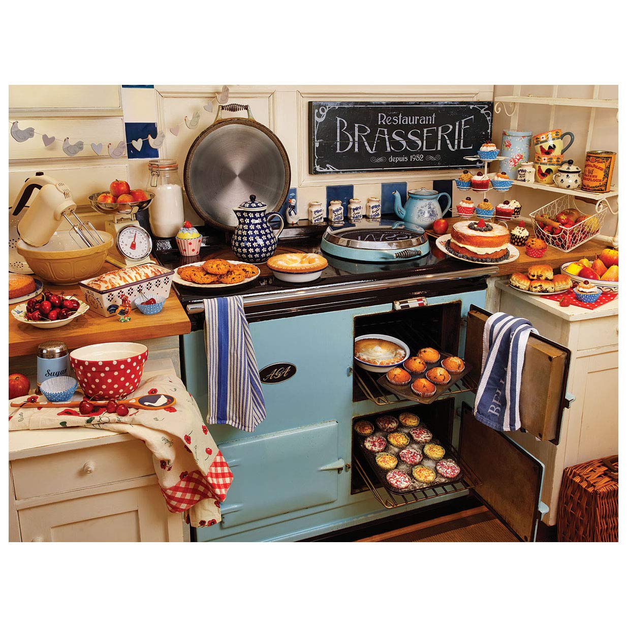 Foto 3 pulgar | Rompecabezas White Mountain Home Cooking 1000 Piezas - Venta Internacional.