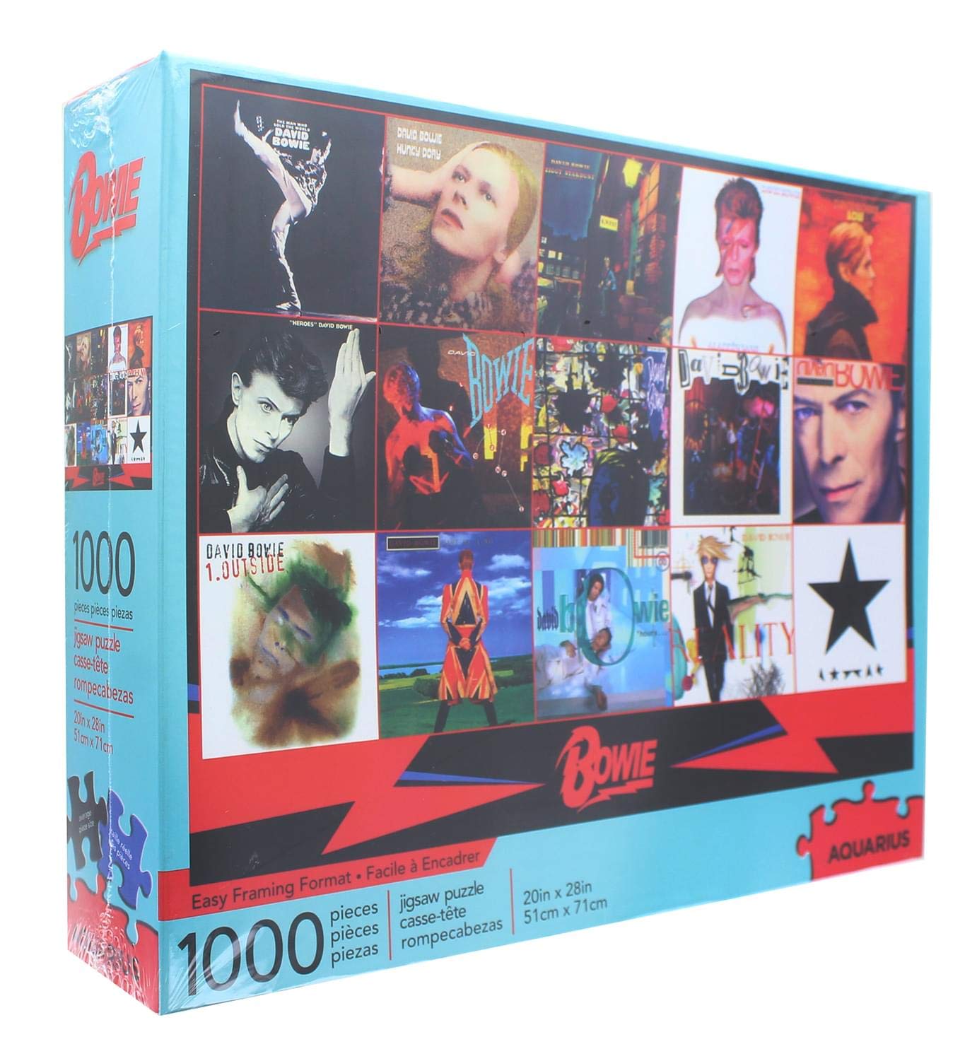 Foto 2 | Rompecabezas Aquarius, Álbumes De David Bowie, 1000 Piezas - Venta Internacional.