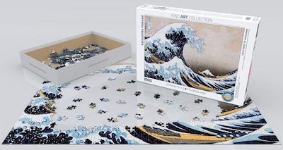 Foto 3 | Puzle Eurographics Great Wave Kanagawa De Hokusai De 1000 Piezas - Venta Internacional.