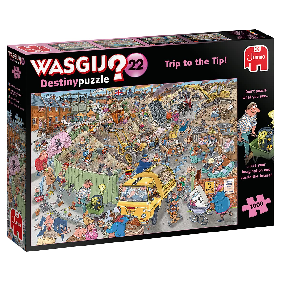 Foto 2 pulgar | Rompecabezas Jumbo Wasgij Destiny 22 A Trip To The Tip 1000 Piezas - Venta Internacional.