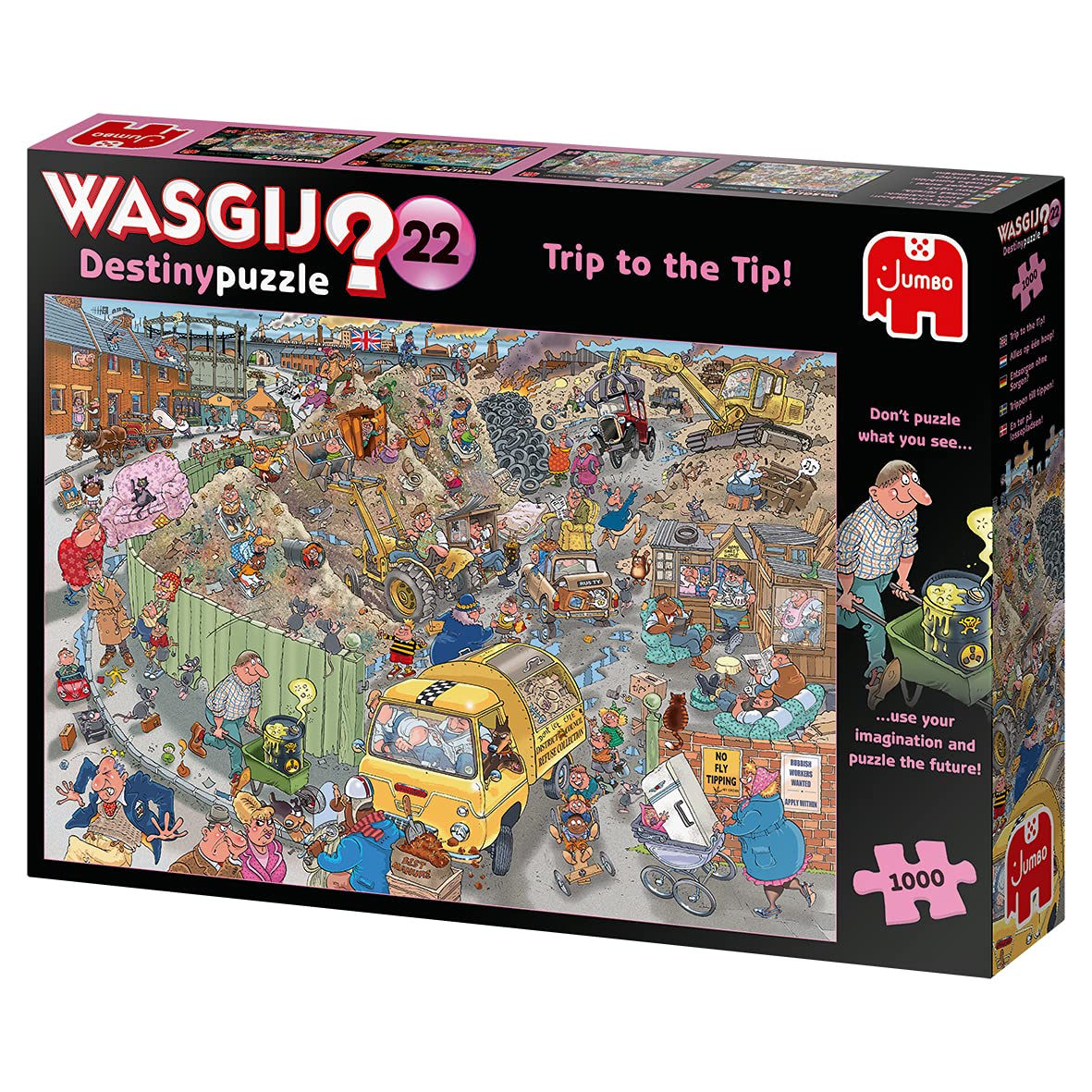 Foto 3 pulgar | Rompecabezas Jumbo Wasgij Destiny 22 A Trip To The Tip 1000 Piezas - Venta Internacional.