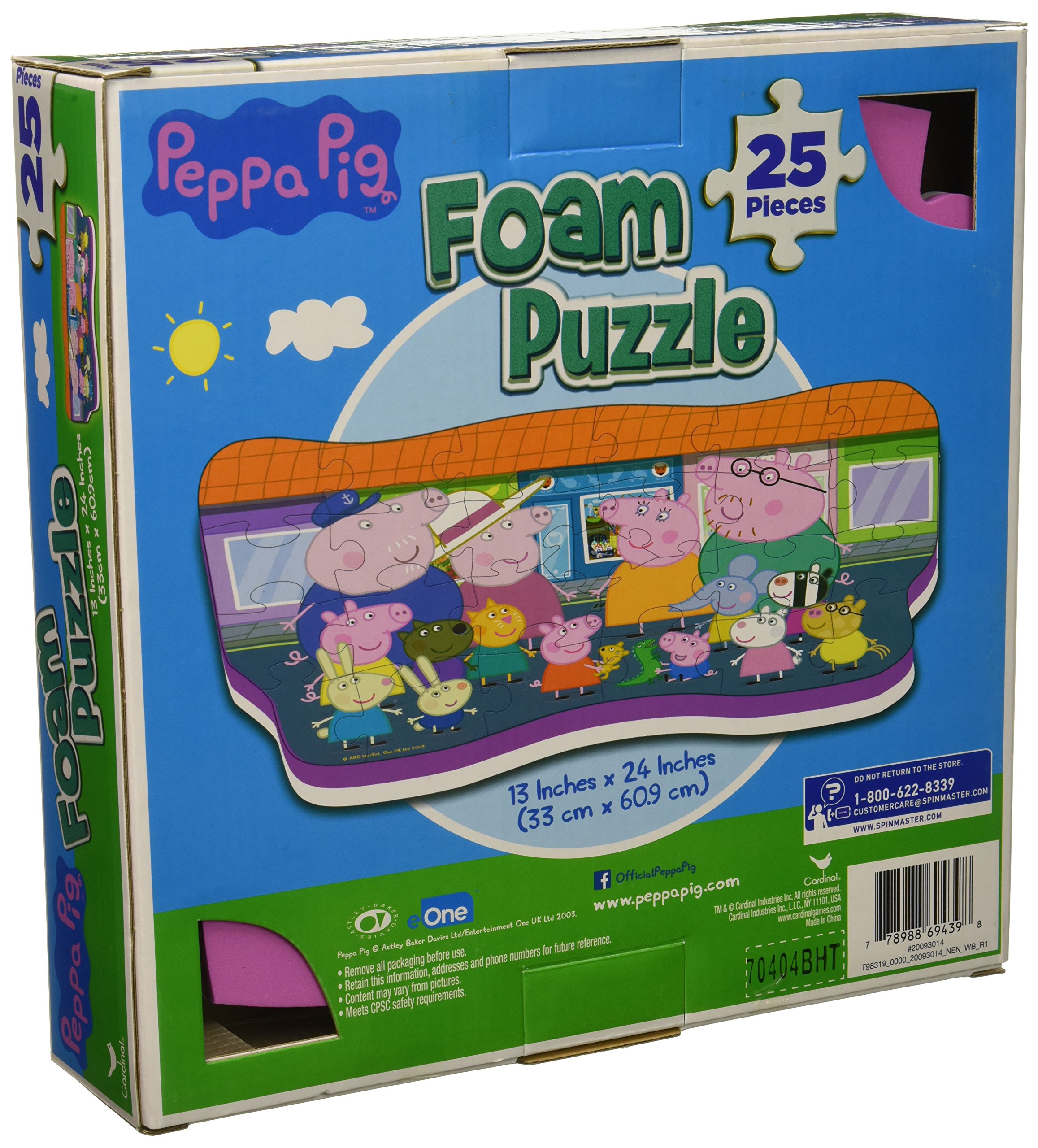 Foto 3 pulgar | Puzle De Espuma Peppa Pig 25 Piezas - Venta Internacional.