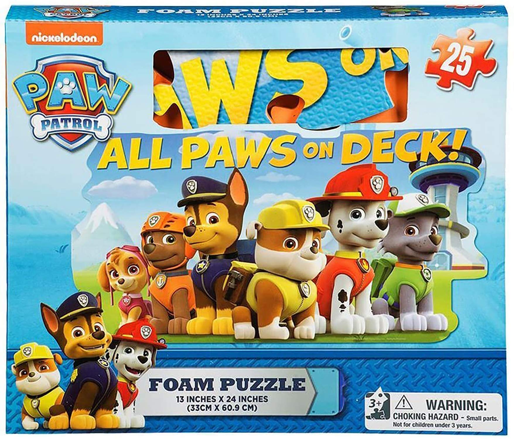 Foto 2 pulgar | Puzle De Espuma Paw Patrol, 25 Piezas, Para Niños - Venta Internacional.
