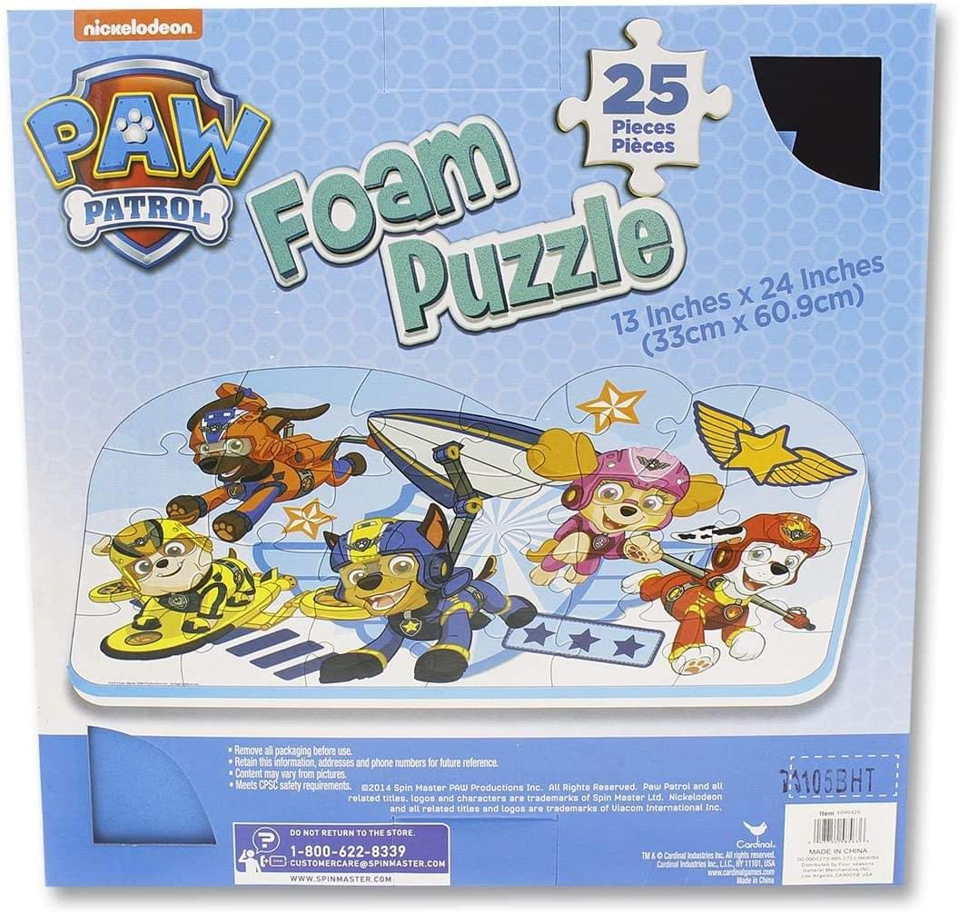 Foto 2 | Puzle De Espuma Paw Patrol, 25 Piezas, Para Niños - Venta Internacional.
