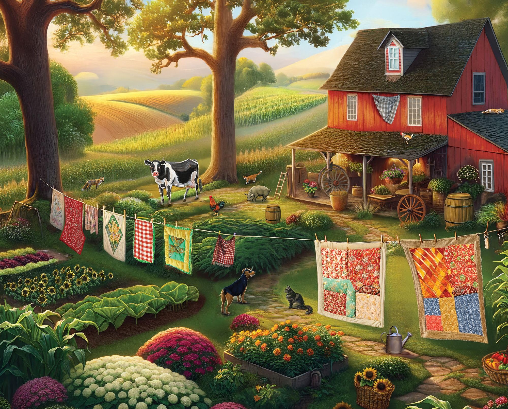 Foto 1 | Rompecabezas Springbok Country Farm Life 1000 Piezas - Venta Internacional.