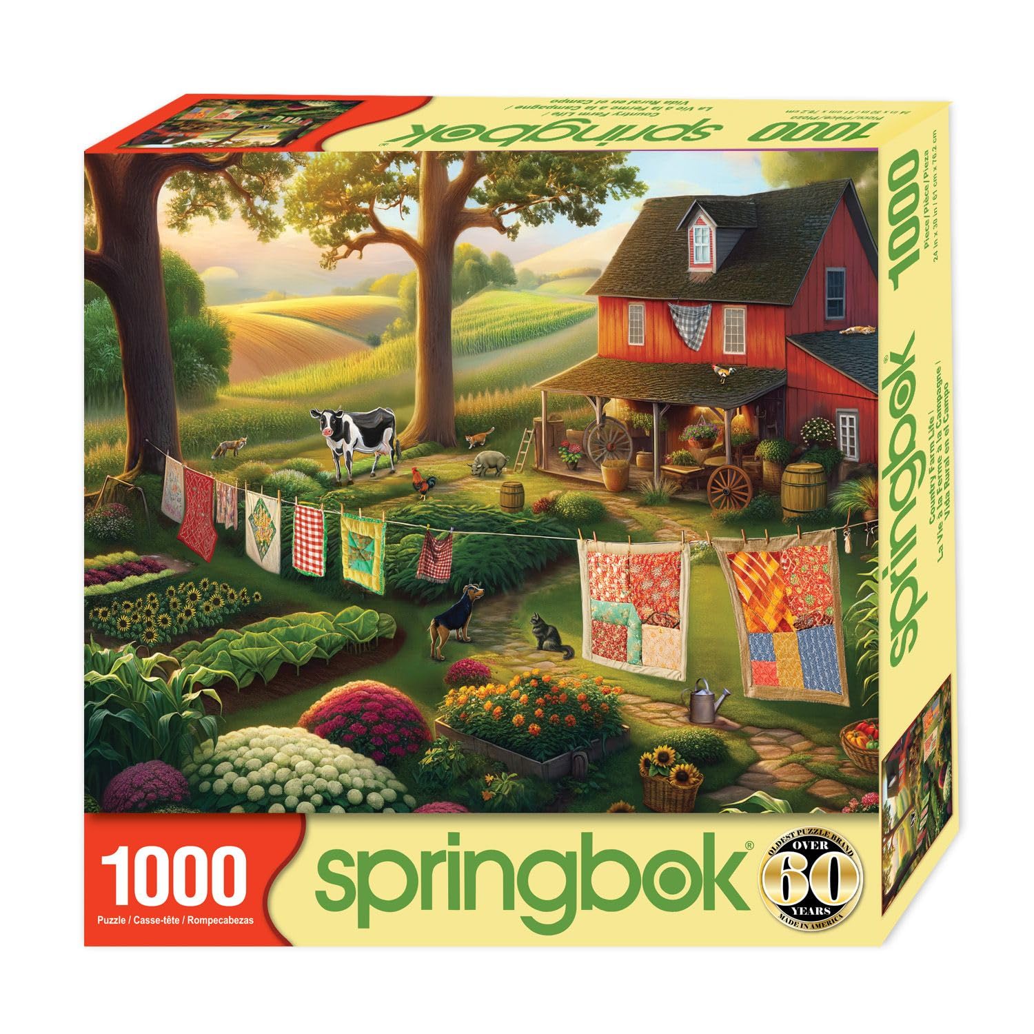 Foto 3 pulgar | Rompecabezas Springbok Country Farm Life 1000 Piezas - Venta Internacional.