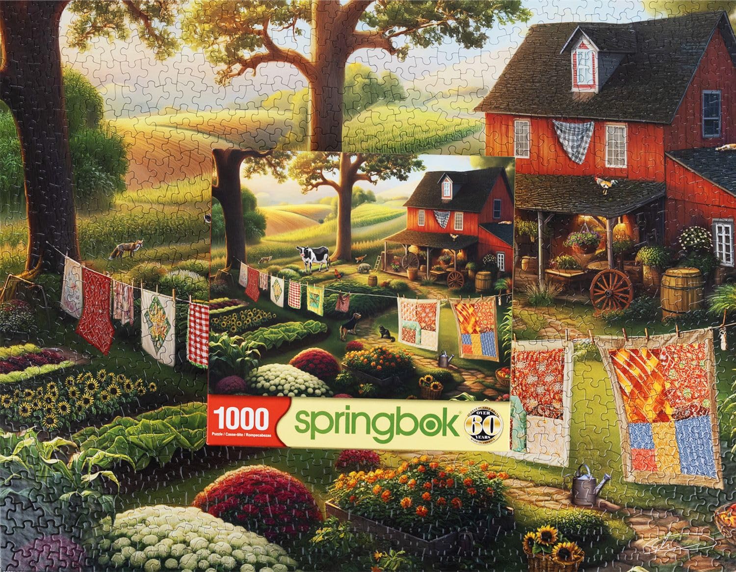 Foto 3 | Rompecabezas Springbok Country Farm Life 1000 Piezas - Venta Internacional.