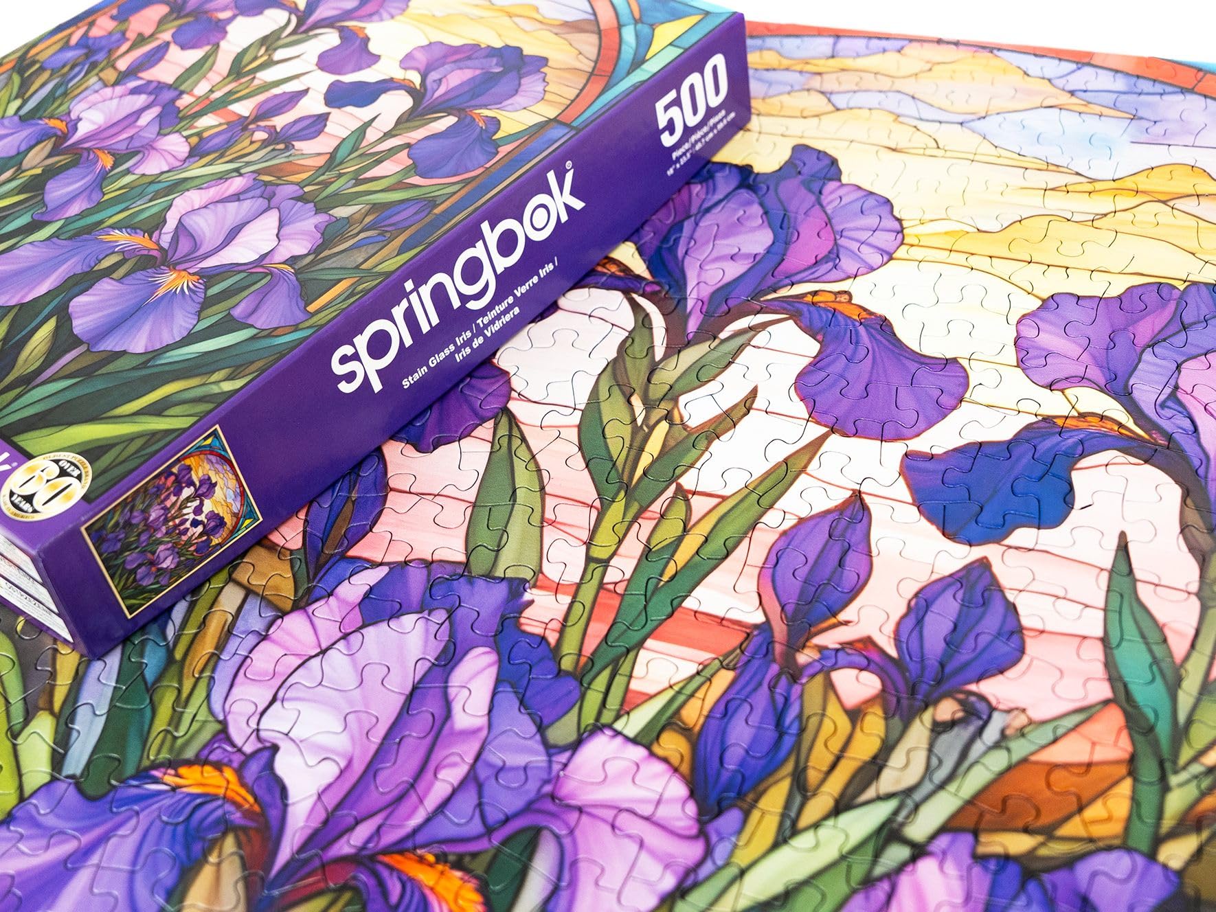 Foto 5 pulgar | Rompecabezas Springbok Con Forma De Iris Con Forma De Iris, 500 Piezas, Para Adultos - Venta Internacional.