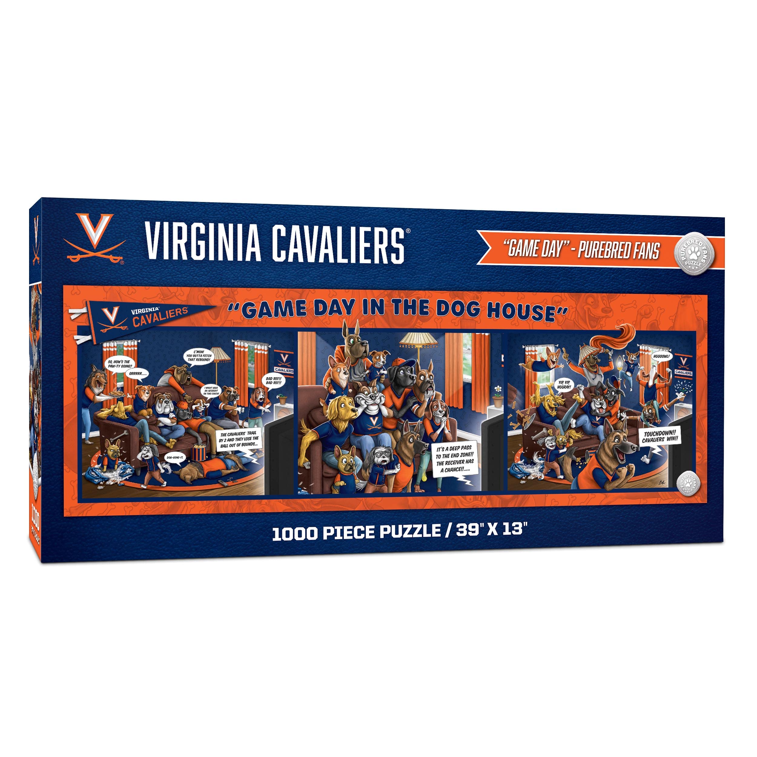 Puzzle Youthefan Ncaa Virginia Cavaliers Game Day 1000 Unidades - Venta Internacional.