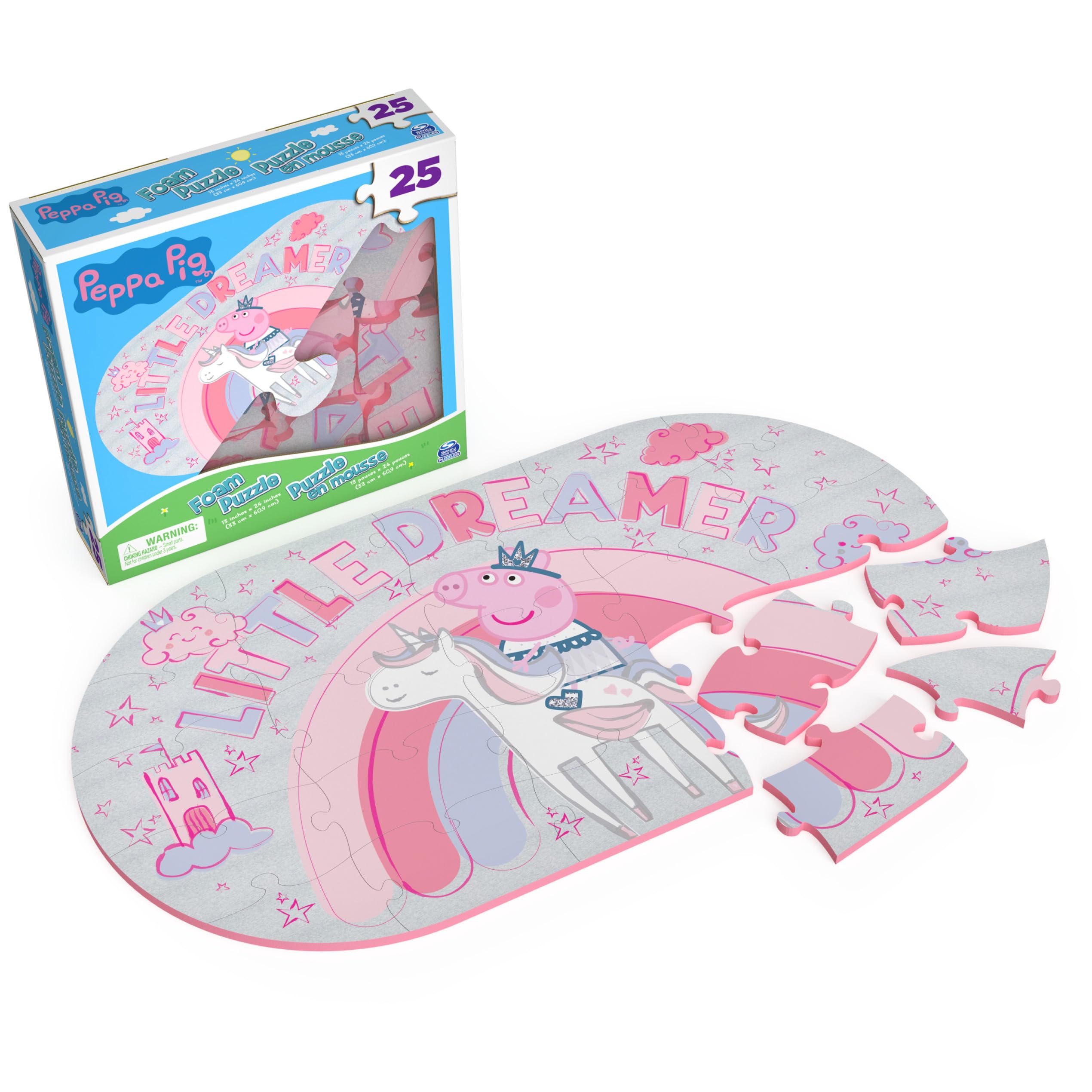 Foto 4 pulgar | Puzzle De Espuma Spin Master Games Peppa Pig, 25 Piezas - Venta Internacional.