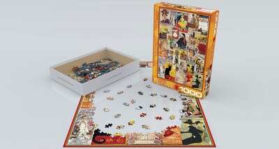Foto 4 | Puzzle Eurographics, Collage Vintage De Ópera Y Teatro, 1000 Piezas - Venta Internacional.