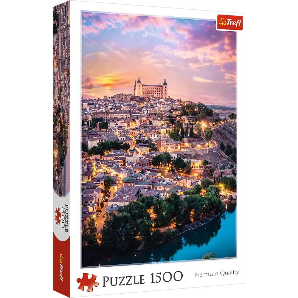 Foto 2 pulgar | Puzzle Trefl Rojo Toledo España 1500 Piezas - Venta Internacional.
